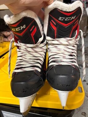 CCM Black and Red Ice Hockey Skates25